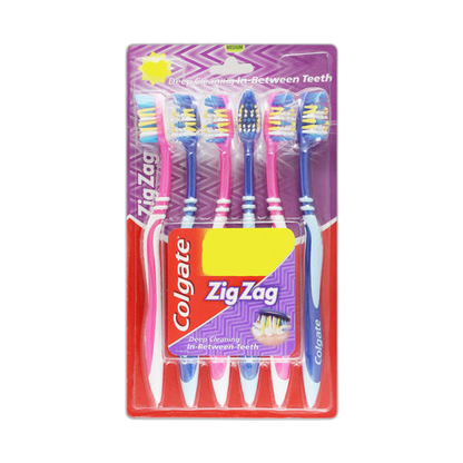 COLGATE ZIGZAG TOOTH BRUSH 6Pcs