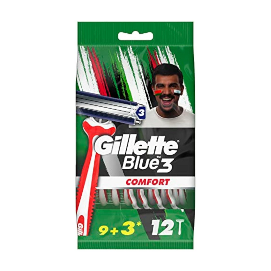 COMFORT GILLETTE BLUE 3 12PCS