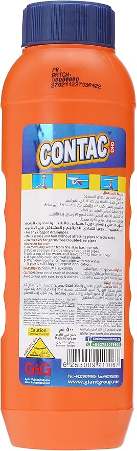 CONTAC DRAIN OPENER 500GM