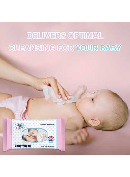 COOL BABY WIPES 64+8 WIPES