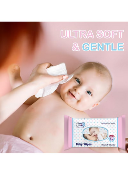 COOL BABY WIPES 64+8 WIPES