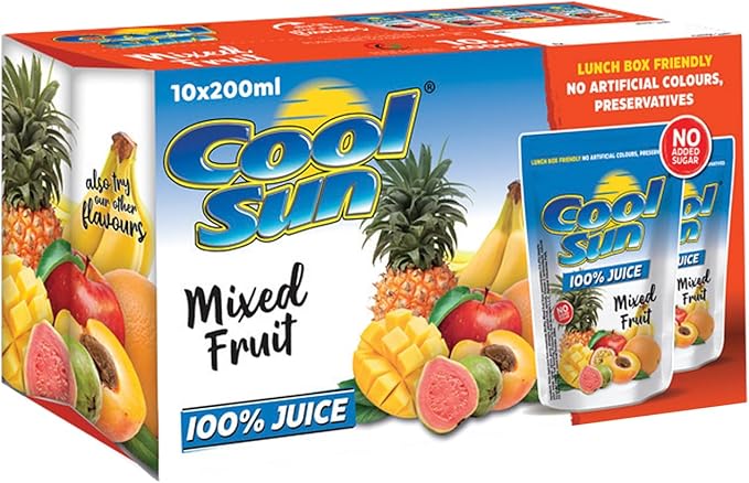 COOL SUN MIXED FRUIT JUICE 10x200ml