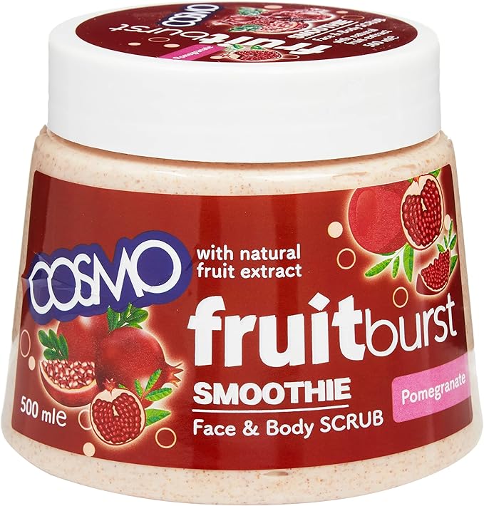 COSMO POMEGRANATE FACE & BODY SCRUB 500ml