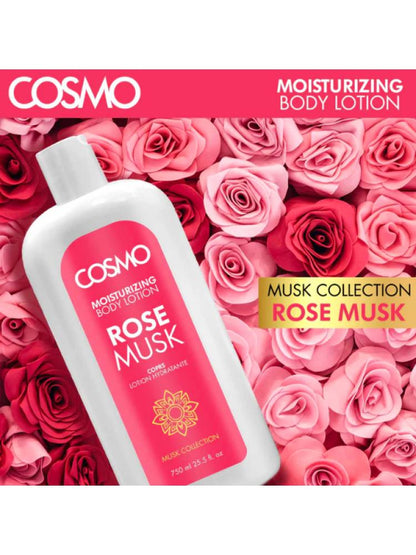 COSMO ROSEMUSK BODY LOTION 750ML