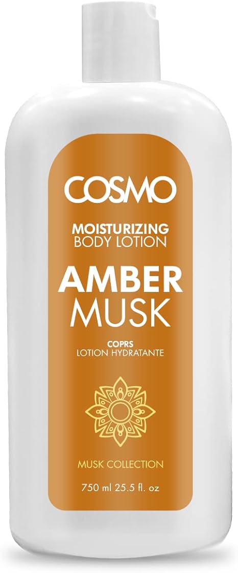 COSMO AMBER MUSK BODY LTN 750ML