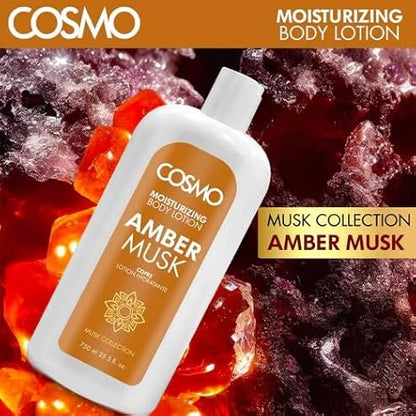 COSMO AMBER MUSK BODY LTN 750ML