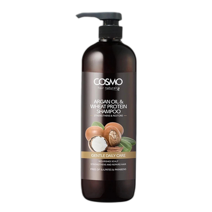 COSMO ARGAN&WHET SHAMPOO 1000ML
