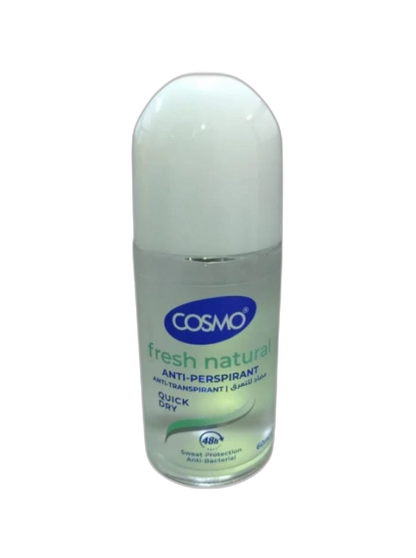 COSMO FRESH NATURAL DEO ROLL 60ML