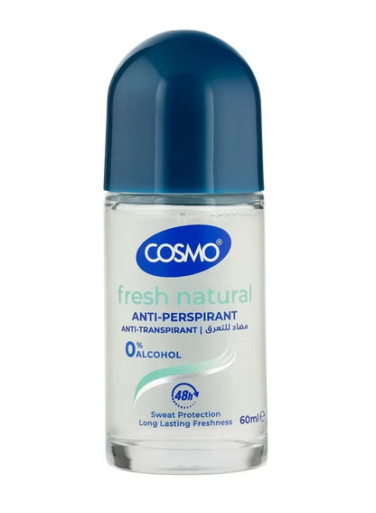 COSMO FRESH NATURAL DEO ROLL 60ML