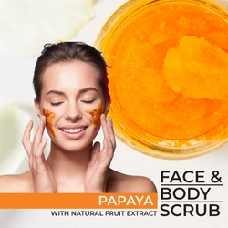 COSMO PAPAYA FACE & BODY SCRUB 500ml