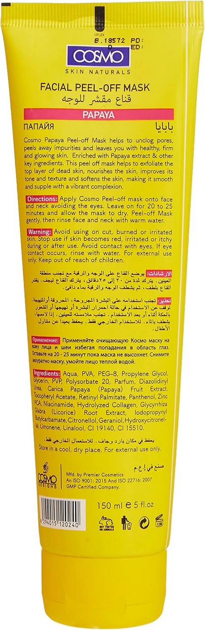 COSMO PEEL-OFFMASK PAPYA 150ML