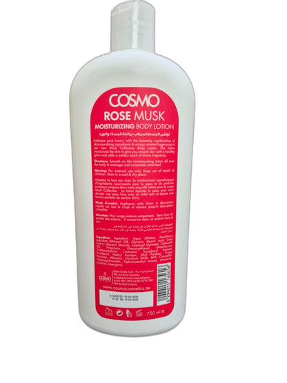 COSMO ROSEMUSK BODY LOTION 750ML