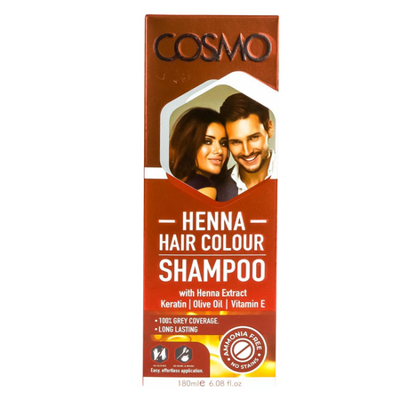 COSMO SHAMPOO HENNA 180ML