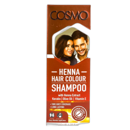 COSMO SHAMPOO HENNA 180ML