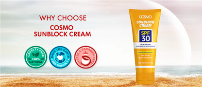 COSM SUNBLOCK CREAM SPF30-100ML