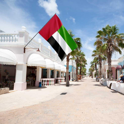 UAE Polyester Flag – 2x10m without Flagpole Ideal for Events & Outdoor Displays