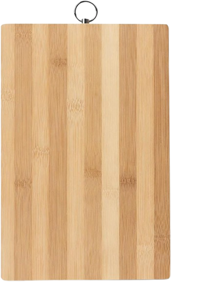 Golden Bamboo Chopping Board - 50cm x 35cm, Made from Strong and Durable Bamboo, Wooden Cutting Board for Kitchens, Meat, Vegetables and Bread, Serving Tray, Kitchen Utensil Accessory