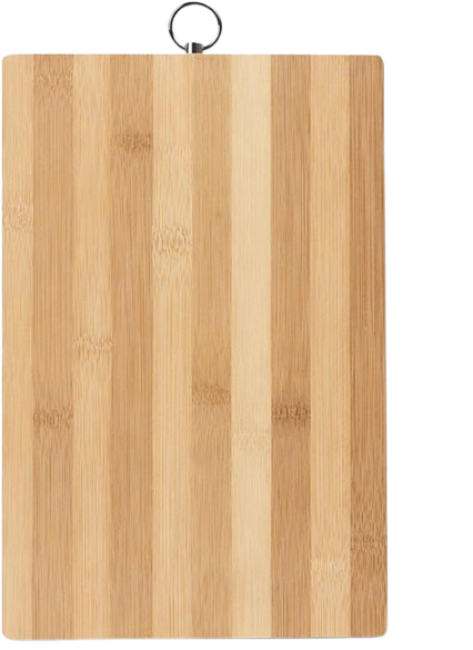 Golden Bamboo Chopping Board - 50cm x 35cm, Made from Strong and Durable Bamboo, Wooden Cutting Board for Kitchens, Meat, Vegetables and Bread, Serving Tray, Kitchen Utensil Accessory