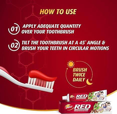 DABUR RED T/PASTE 2x200gm
