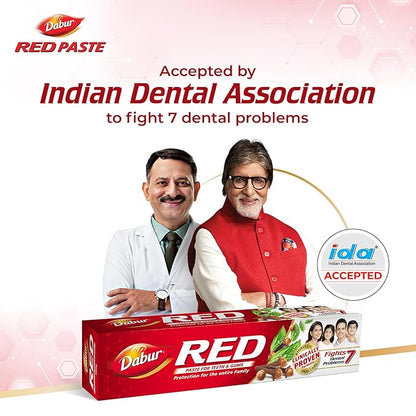 DABUR RED TOOTH PASTE+BRUSH