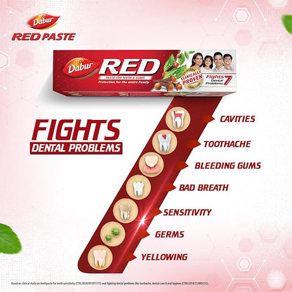 DABUR RED TOOTH PASTE+BRUSH