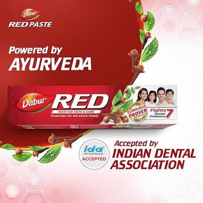 DABUR RED TOOTH PASTE+BRUSH