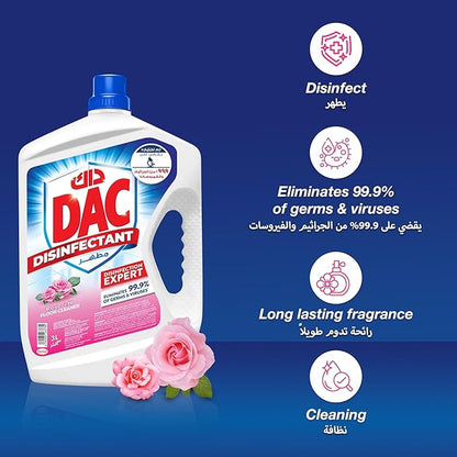 DAC ROSE DISINFECTANT 4.5Ltr FLOOR CLEANER