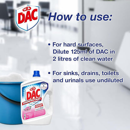 DAC ROSE DISINFECTANT 4.5Ltr FLOOR CLEANER