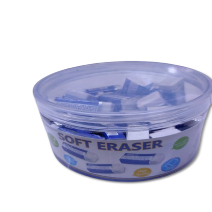 DARKBLUE SOFT ERASER 30Pcs