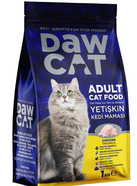 DAWCAT ADULT CAT FOOD CHICKEN 1KG