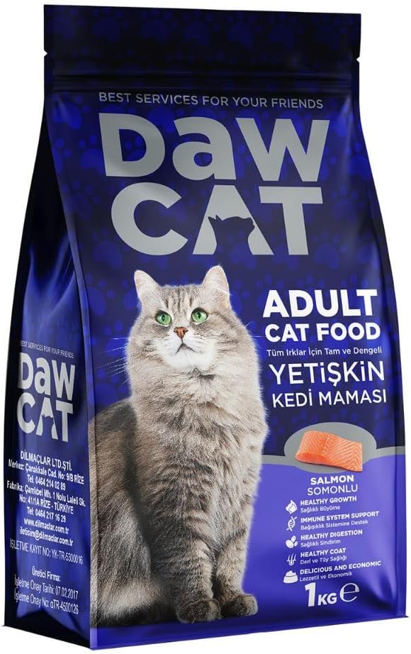 DAWCAT ADULT CAT FOOD SALMON 1KG