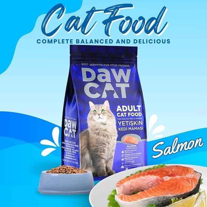DAWCAT ADULT CAT FOOD SALMON 1KG