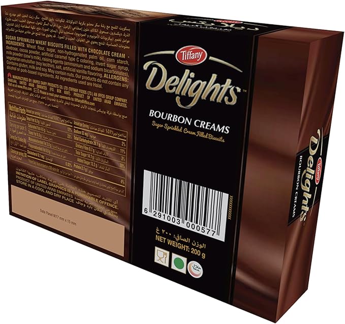 DELIGHTS BOURBON CREAMS BISCUIT 200gm