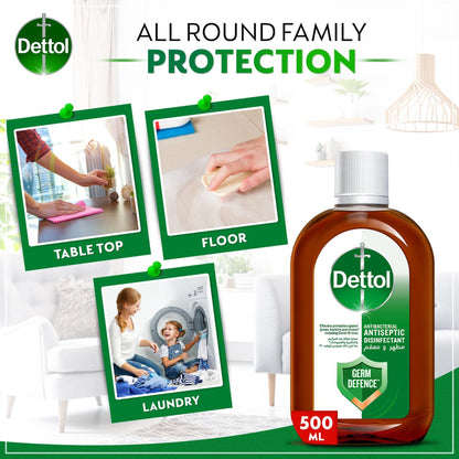 DETTOL ANTISEPTIC DISINFECT 500+125ML