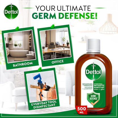 DETTOL ANTISEPTIC DISINFECT 500+125ML