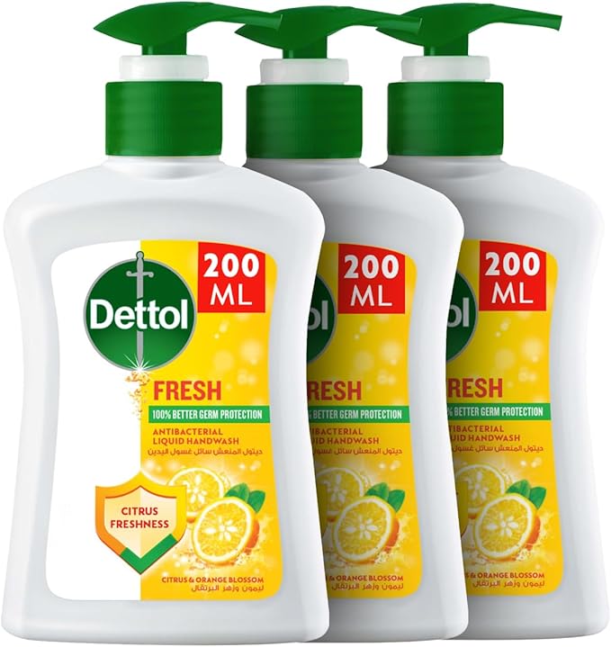 DETTOL FRESH HANDWASH 200MLX3