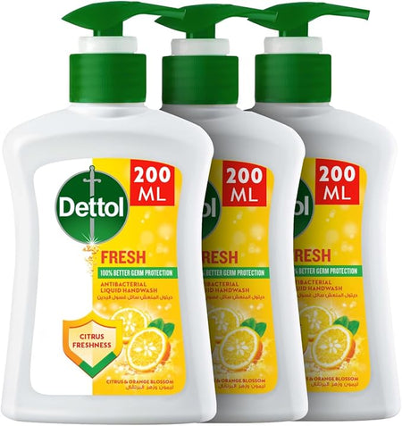 DETTOL FRESH HANDWASH 200MLX3