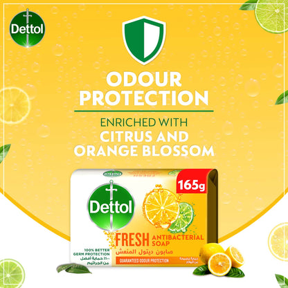 DETTOL SOAP FRESH LMN 165gm