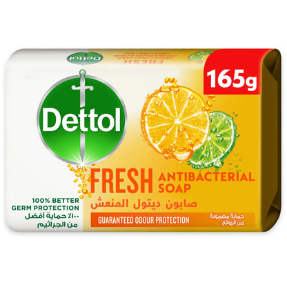 DETTOL SOAP FRESH LMN 165gm