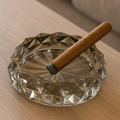 DIAMOND GLASS ASHTRAY DM3020-2JB
