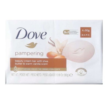 DOVE PAMPERING SOAP 4X90GM