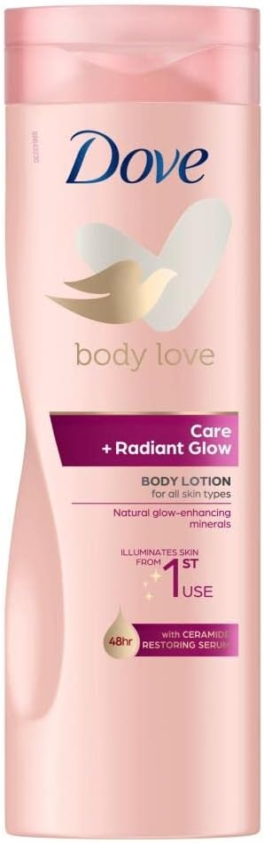 DOVE RADIANT GLOW BODY LOTION 400ML