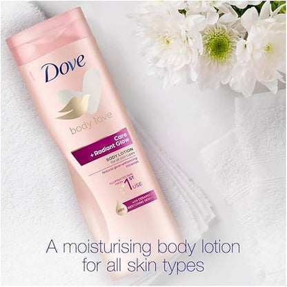 DOVE RADIANT GLOW BODY LOTION 400ML