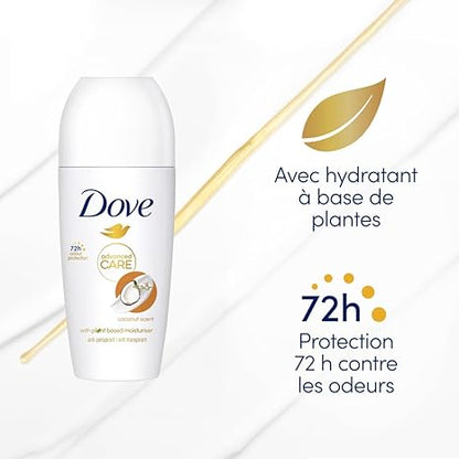 DOVE ROLLON ADVANCE CARE COCONUT 50ML