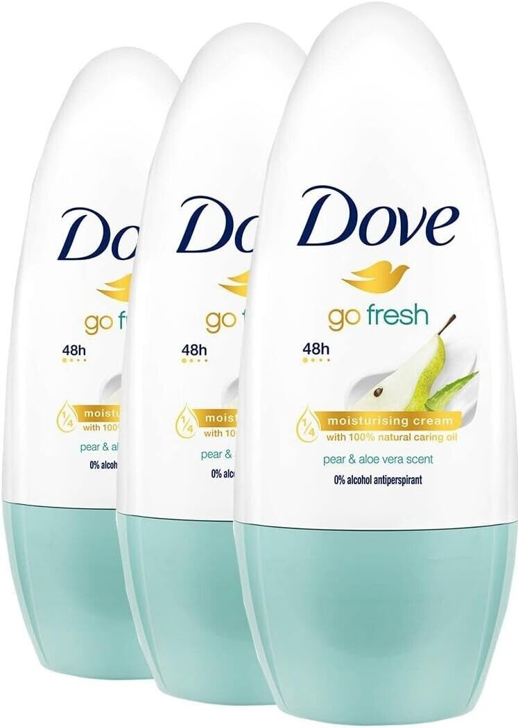 DOVE ROLLON PEAR& ALOE 50ML