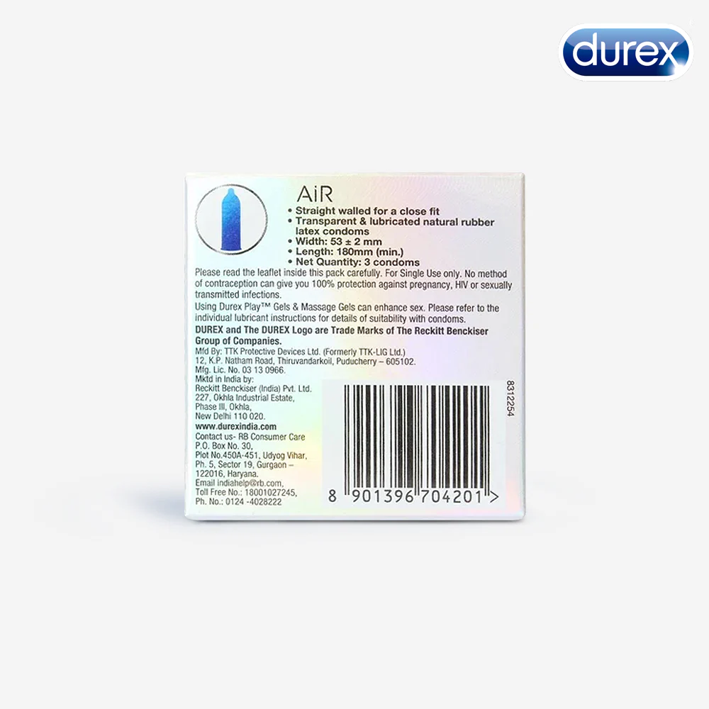 DUREX AIR CONDOMN 3pcs