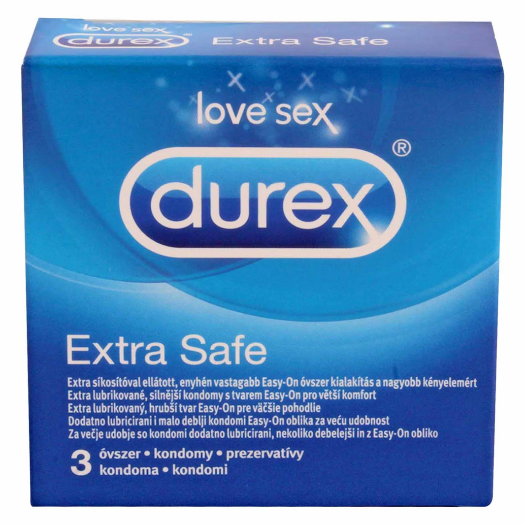 DUREX EXTRA SAFE CONDOMN 3pcs