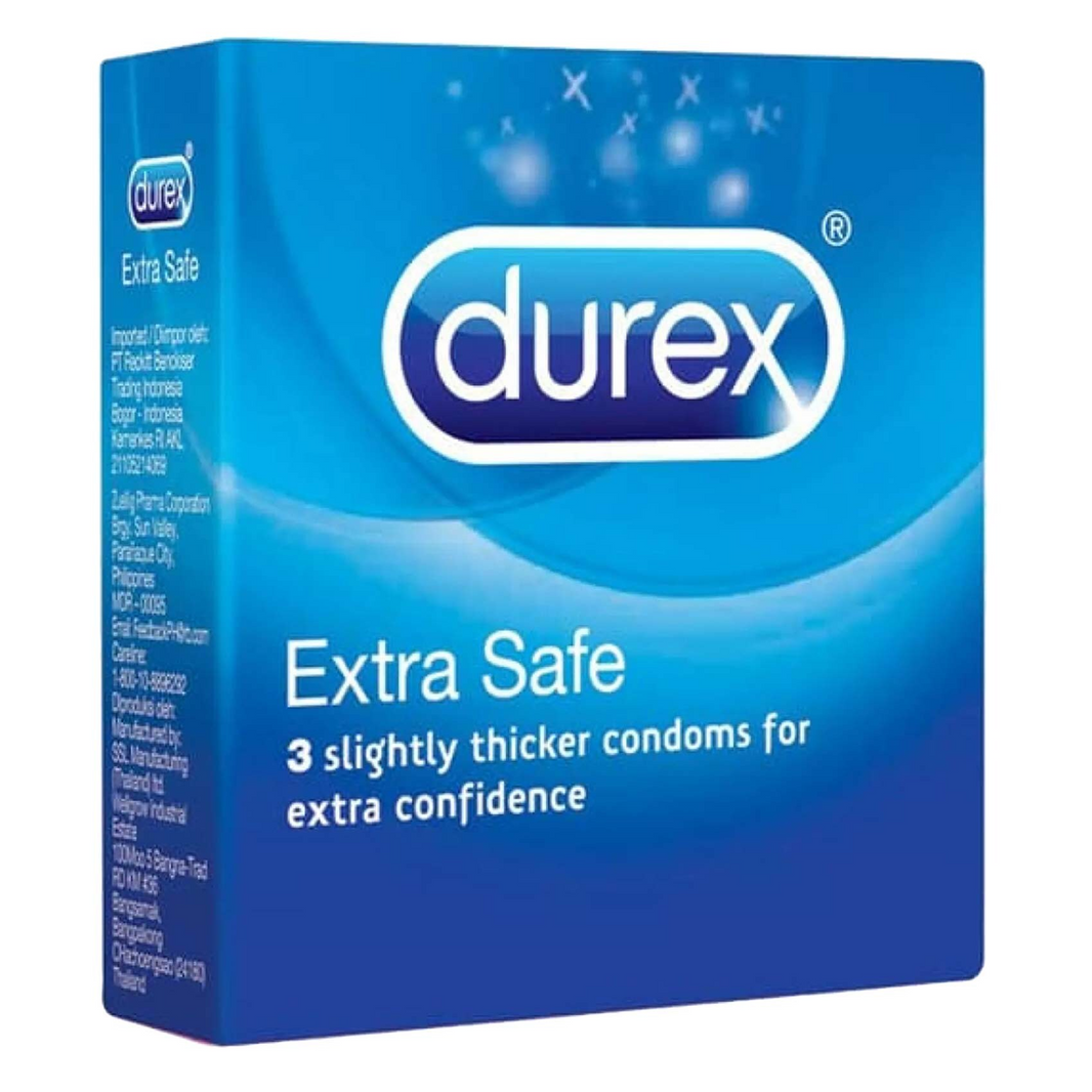 DUREX EXTRA SAFE CONDOMN 3pcs