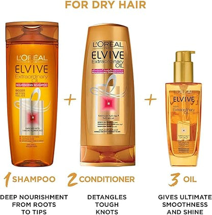 ELVIVE OIL JOJOBA NOUR SHAMPOO 400ML