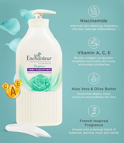 ENCHANTEUR BODY LOTION 500ml GORGEOUS